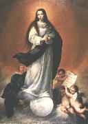 MURILLO, Bartolome Esteban Immaculate Conception sg oil painting artist